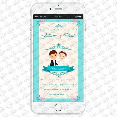 Convite Virtual de Casamento para WhatsApp