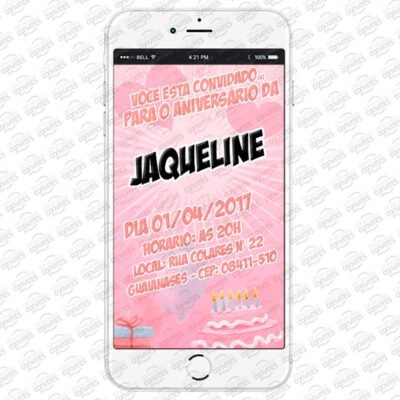 Covite Virtual de Aniversário