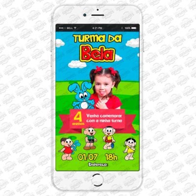 Convite Virtual Turma da Mônica