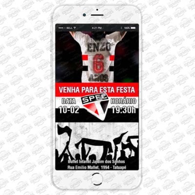 Convite Virtual do São Paulo