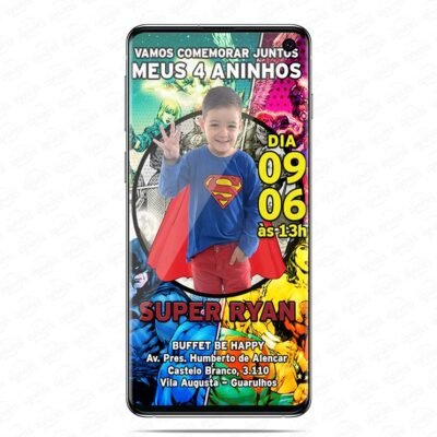 Convite Virtual Liga da Justiça