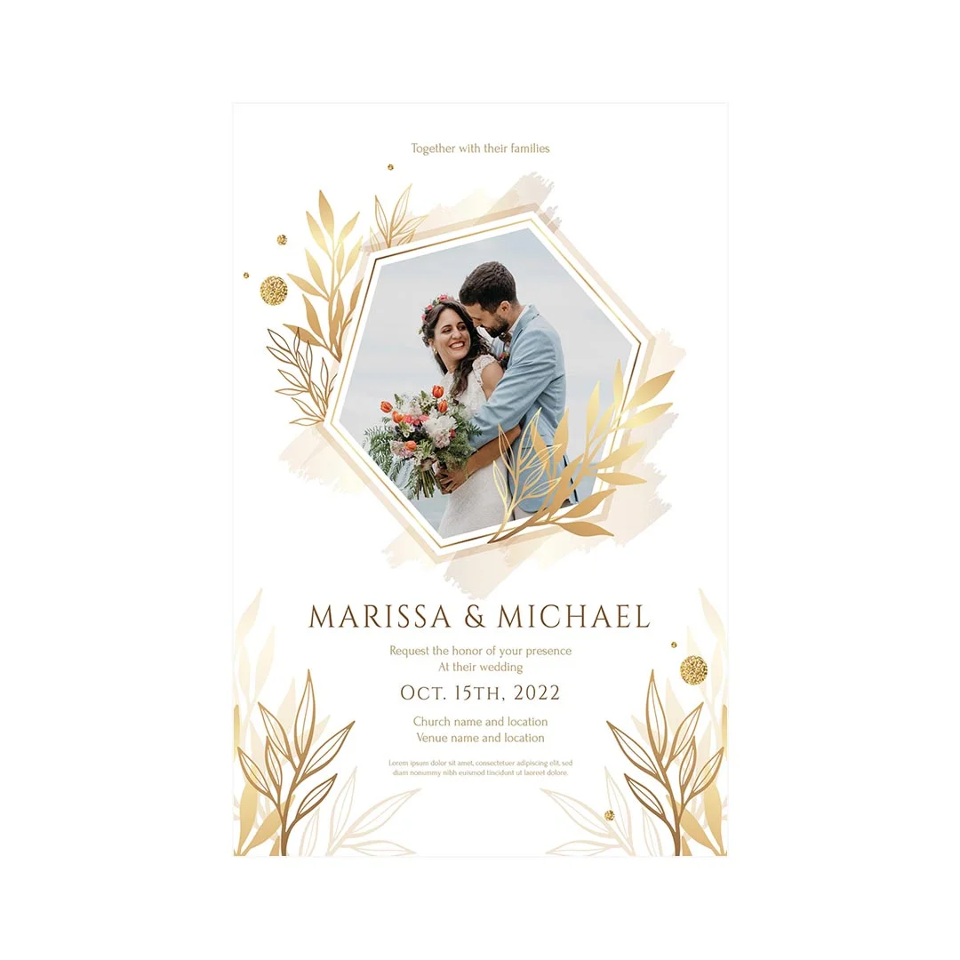 Convite Virtual para Casamento Com Fotos dos Noivos