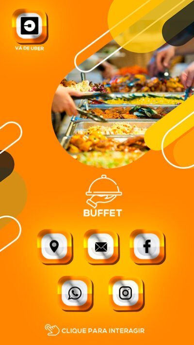 Convite Virtual Interativo Buffet Em PDF